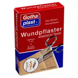 GOTHAPLAST Ελαστικός γύψος πληγών 6 cmx1 m κομμένος, 1 τεμάχιο