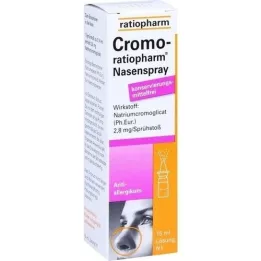 CROMO-RATIOPHARM Ρινικό σπρέι χωρίς συντηρητικά, 15 ml