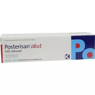 POSTERISAN Οξεία αλοιφή με διαστολέα πρωκτού, 25 g