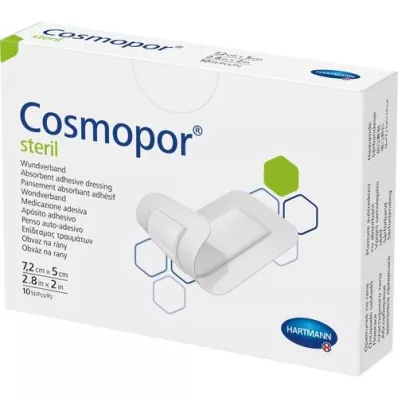 COSMOPOR Αποστειρωμένος επίδεσμος τραύματος 5x7,2 cm, 10 τεμάχια