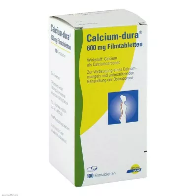 CALCIUM DURA Επικαλυμμένα με λεπτό υμένιο δισκία, 100 τεμάχια