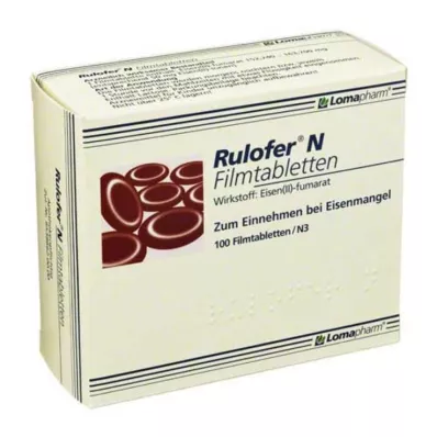 RULOFER N Επικαλυμμένα με λεπτό υμένιο δισκία, 100 τεμάχια
