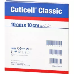 CUTICELL Κλασική γάζα για τραύματα 10x10 cm, 100 τεμάχια