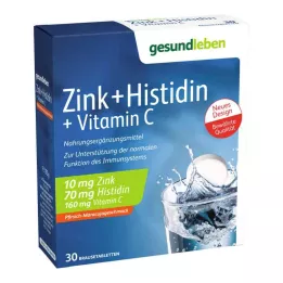 GESUND LEBEN Αναβράζοντα δισκία ψευδαργύρου+ιστιδίνης+Vit.C, 3X10 τεμάχια