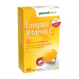 GESUND LEBEN Κάψουλες βιταμίνης C+ψευδαργύρου μακράς διάρκειας, 60 τεμάχια