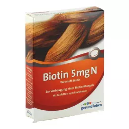 GESUND LEBEN Βιοτίνη 5 mg N δισκία, 60 κάψουλες