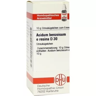 ACIDUM BENZOICUM E Resina D 30 σφαιρίδια, 10 g