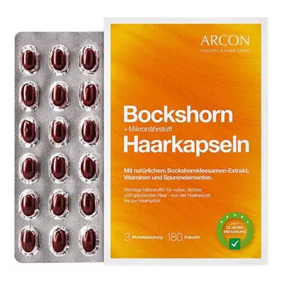 BOCKSHORN+Μικροθρεπτικές κάψουλες για τα μαλλιά Tisane plus, 180 τεμάχια