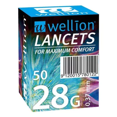 WELLION Λαντσέτες 28 G, 50 τεμάχια