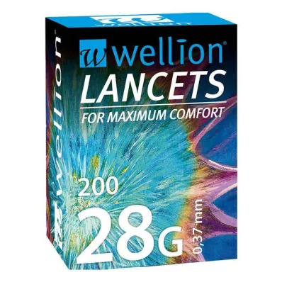 WELLION Λαντσέτες 28 G, 200 τεμάχια