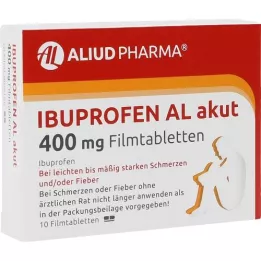 IBUPROFEN AL οξεία 400 mg επικαλυμμένα με λεπτό υμένιο δισκία, 10 τεμάχια