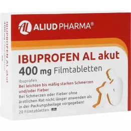 IBUPROFEN AL οξεία 400 mg επικαλυμμένα με λεπτό υμένιο δισκία, 20 τεμάχια