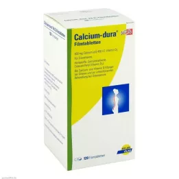 CALCIUM DURA Βιταμίνη D3 επικαλυμμένα με λεπτό υμένιο δισκία, 120 τεμάχια