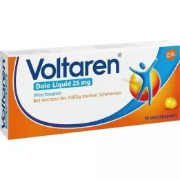VOLTAREN Dolo Liquid 25 mg μαλακές κάψουλες, 10 τεμάχια