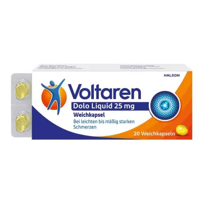 Voltaren Dolo Liquid 25 mg μαλακές κάψουλες, κατά του πόνου στην πλάτη, 10 τμχ