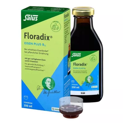 FLORADIX Iron plus B12 vegan tonic, 250 ml FLORADIX Iron plus B12 vegan tonic, 250 ml
