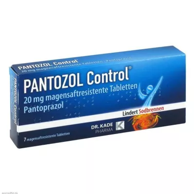 PANTOZOL Control 20 mg δισκία με εντερική επικάλυψη, 7 τεμάχια