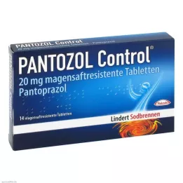 PANTOZOL Control 20 mg δισκία με εντερική επικάλυψη, 14 τεμάχια