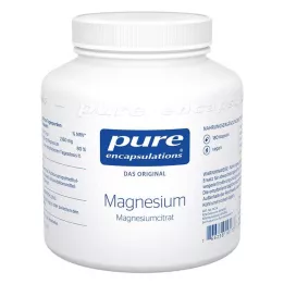 PURE ENCAPSULATIONS Κάψουλες κιτρικού μαγνησίου μαγνησίου, 180 κάψουλες