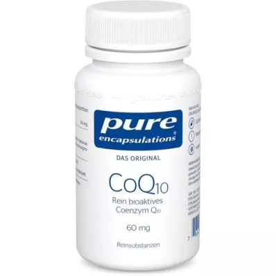 PURE ENCAPSULATIONS Κάψουλες CoQ10 60 mg, 60 τεμάχια