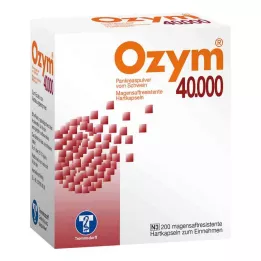 OZYM 40.000 σκληρές κάψουλες με εντερική επικάλυψη, 200 τεμάχια