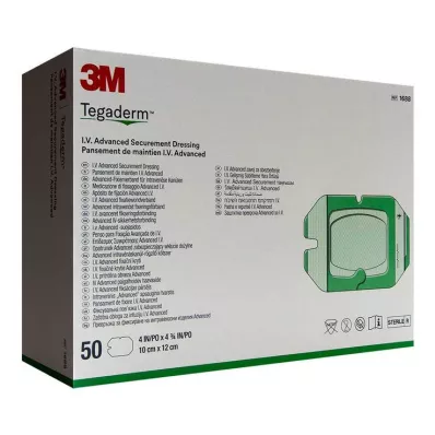 TEGADERM 3M I.V. Advanced fixation v.10x12 cm 1688, 50 τμχ