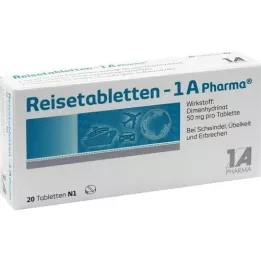 REISETABLETTEN-1A Pharma, 20 τεμάχια