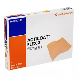 ACTICOAT Επίδεσμος Flex 3 5x5 cm, 5 τεμάχια