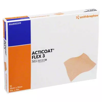 ACTICOAT Επίδεσμος Flex 3 10x10 cm, 12 τεμάχια