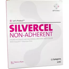SILVERCEL Μη κολλητικές κομπρέσες 11x11 cm, 10 τεμάχια