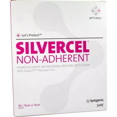 SILVERCEL Μη κολλητικές κομπρέσες 11x11 cm, 10 τεμάχια