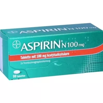 ASPIRIN N 100 mg δισκία, 98 τεμάχια