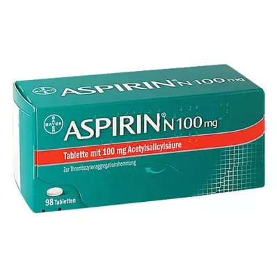 ASPIRIN N 100 mg δισκία, 98 τεμάχια