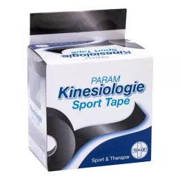 KINESIOLOGIE Αθλητική ταινία 5 cmx5 m μαύρη, 1 τεμάχιο