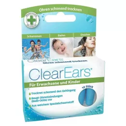 CLEAREARS Ωτοασπίδες για την απομάκρυνση του νερού, 10 τεμ