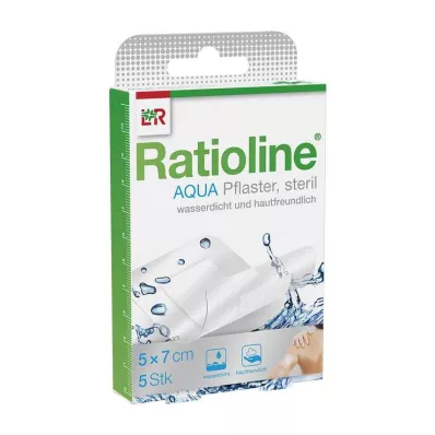 Γύψος ντους Ratioline aqua Plus 5x7 cm αποστειρωμένος, 5 τεμ
