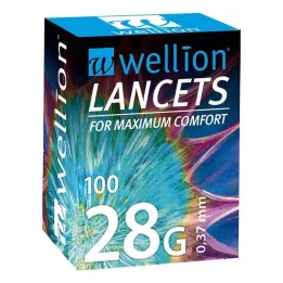 WELLION Λαντσέτες 28 G, 100 τεμάχια