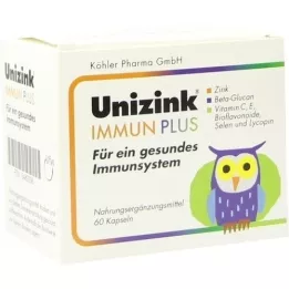 UNIZINK Κάψουλες Immune Plus, 1X60 κάψουλες