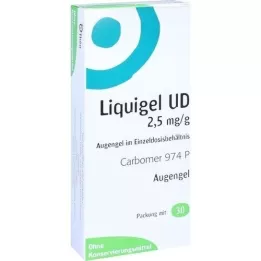 LIQUIGEL UD 2,5mg/g οφθαλμική γέλη μιας δόσης, 30X0,5 g