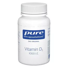 PURE ENCAPSULATIONS Βιταμίνη D3 1000 I.U. Κάψουλες, 120 κάψουλες