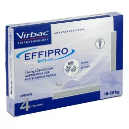 EFFIPRO 134 mg pip.solution.to.drip.on.medium.size.dog, 4 τεμάχια