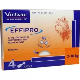 EFFIPRO 67 mg pip.solution.to.drip.on.small.dogs, 4 τεμάχια