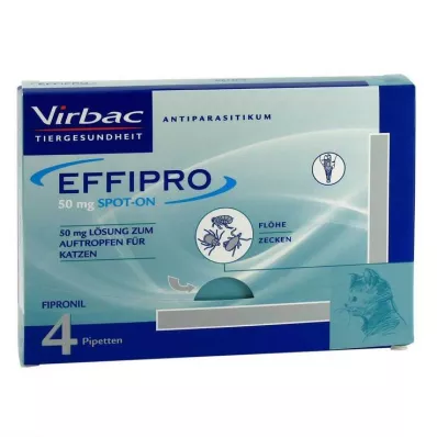 EFFIPRO 50 mg SPOT-ON για γάτες, 4 τεμ
