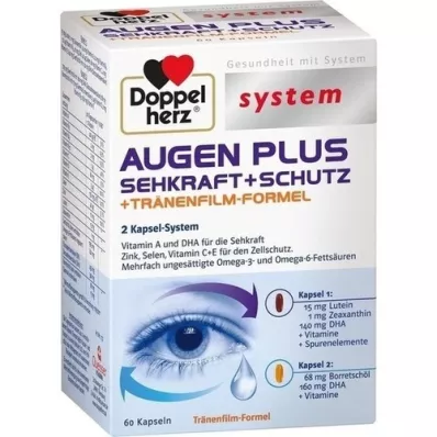 DOPPELHERZ Eyes plus vision+protection system κάψουλες, 60 τεμάχια