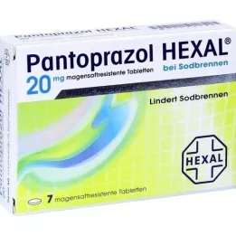 PANTOPRAZOL HEXAL β.Καούρα δισκία με εντερική επικάλυψη, 7 τεμάχια