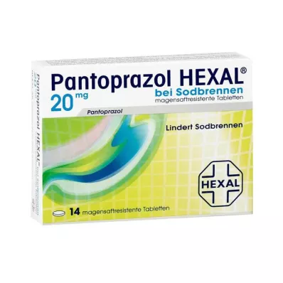 PANTOPRAZOL HEXAL β.Καούρα δισκία με εντερική επικάλυψη, 14 τεμάχια
