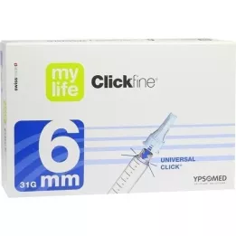 MYLIFE Βελόνες στυλό Clickfine 6 mm 31 G, 100 τεμάχια