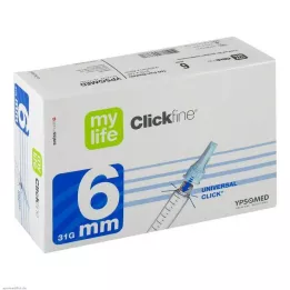 MYLIFE Βελόνες στυλό Clickfine 6 mm 31 G, 100 τεμάχια