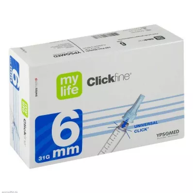 Κάνουλες Mylife Clickfine 6 mm, 100 τεμάχια