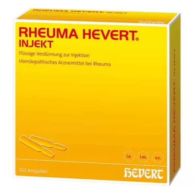 RHEUMA HEVERT ενέσιμες αμπούλες, 100X2 ml RHEUMA HEVERT ενέσιμες αμπούλες, 100X2 ml